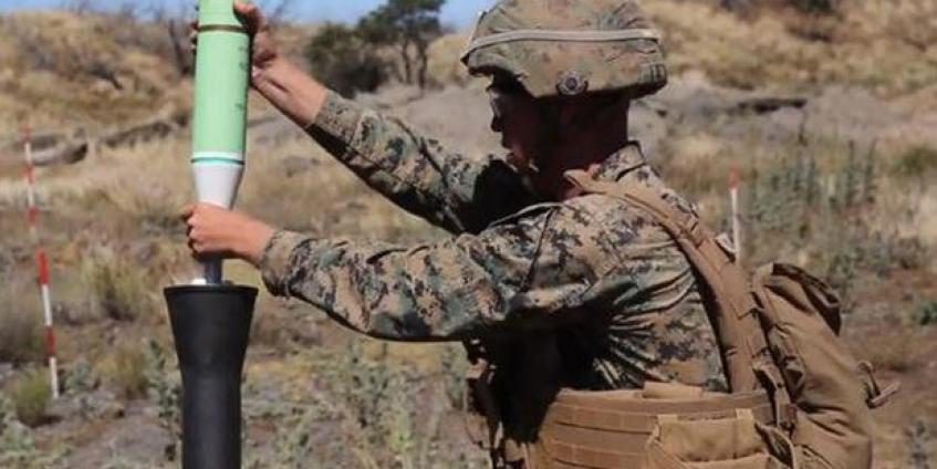 Marines Test Non-Lethal Mortar Round for Crowd Control