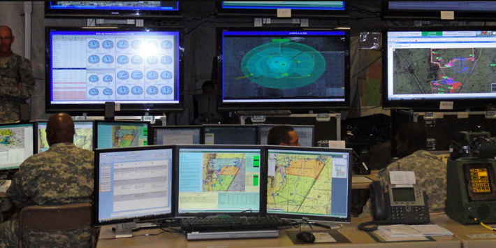 Geospatial data enables situational awareness and mission command capabilities in the command post computing environment (photo credit:  PEO C3T, U.S. Army).